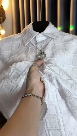 Áo Sơ Mi Mùa Hè UNISEX Nam Nữ #aosomiunisex #aosomingantay #reviewthoitrang #xuhuongtiktok 