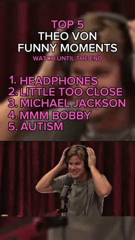 Top 5 Theo Von FUNNY Moments #theovon #joerogan #bobbylee #podcast #funny #fyp 