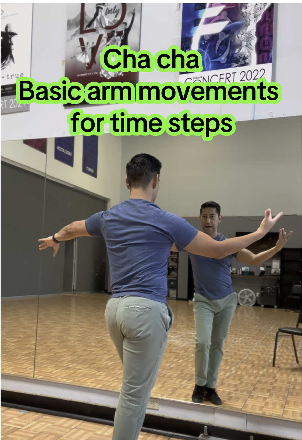 Cha cha cha: arm movement for the time step #olivaresdance #ballroomdancer #chachacha #latinvibes #dancetutorial 