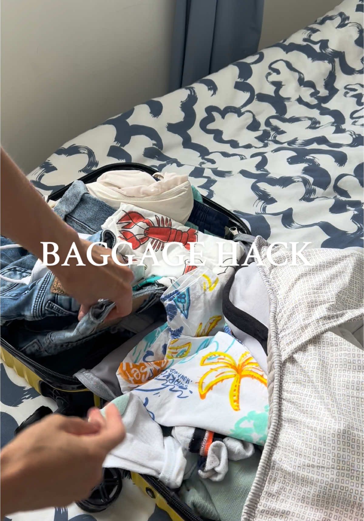 Smart travel hack! Pack your clothes into a pillowcase to avoid extra baggage fees — no one charges for a pillow! #TravelHack #PackingTips #BudgetTravel #SmartPacking