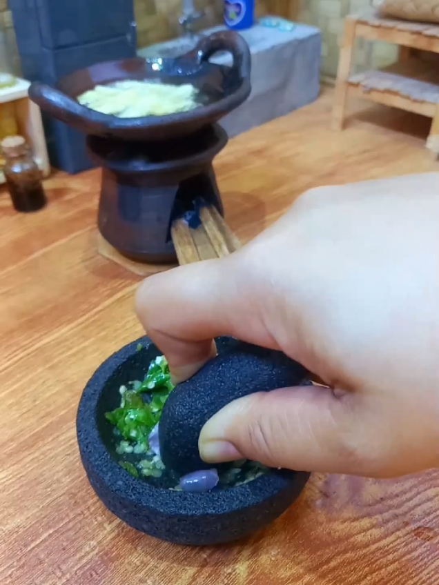 Masak mini tradisional sangat menyenangkan #minicooking #tinykitchen #dapurmini