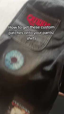 custom pant patches DIY  #fypシ゚viral #fypシ #fyp #DIY 