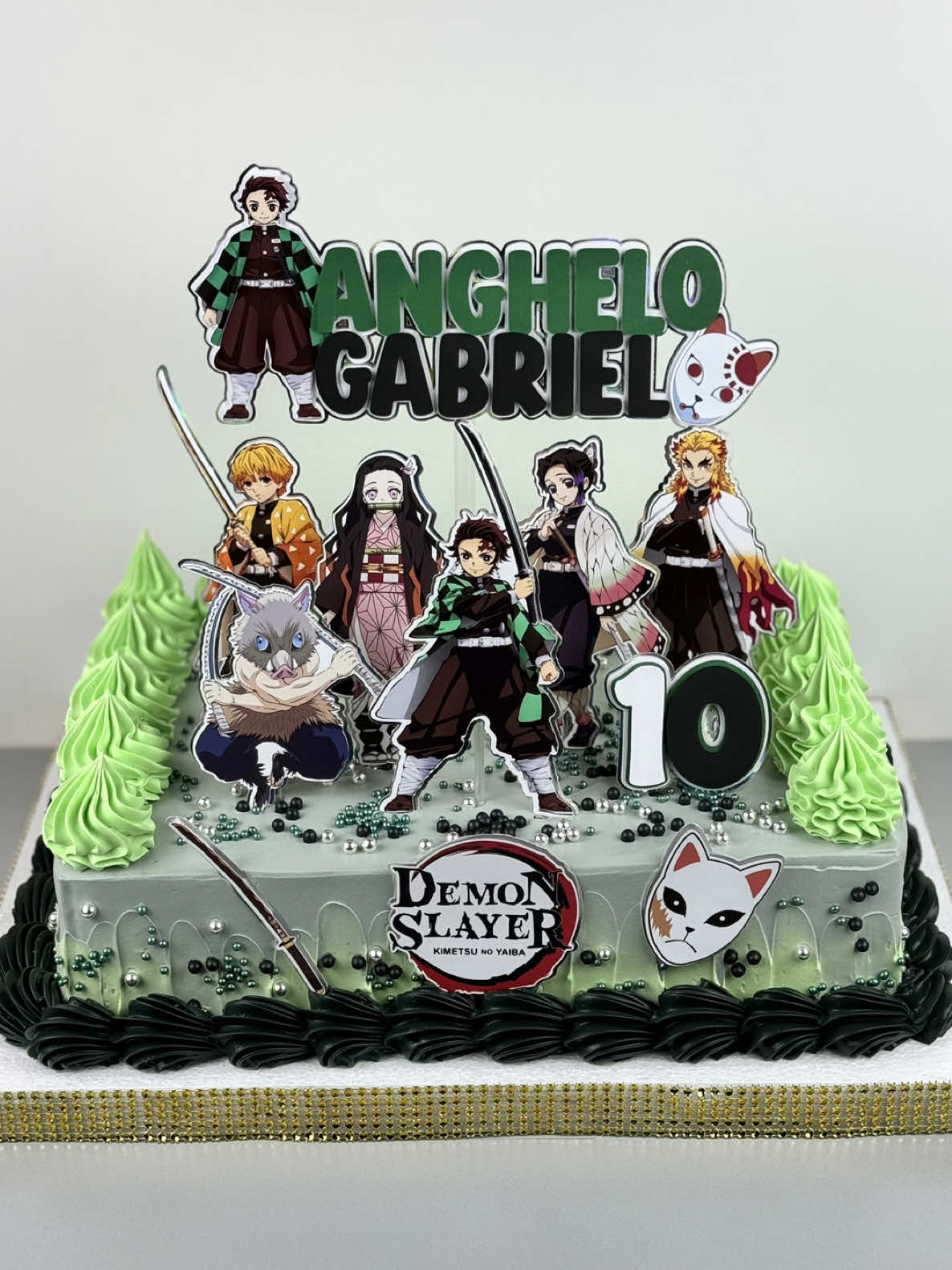 ¡Atención, Cazadores de Demonios! 🗡️ ¿Listos para llevar la fuerza de las Respiraciones a su celebración? ¡Tenemos la torta de Demon Slayer perfecta para tu próxima misión festiva! #demonslayer #demonslayeredit #hbd #tanjiro #nesuko #anime #animecake #ica #parcona #torta #personalizado 