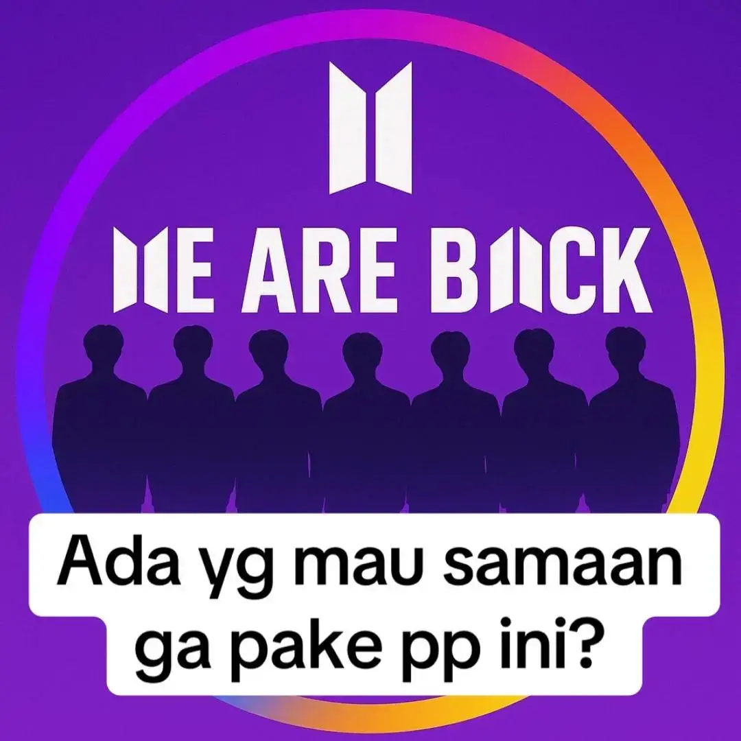 Army yg mau pake kajja langsung pake aja 😊 #bts #weareback #btsarmy
