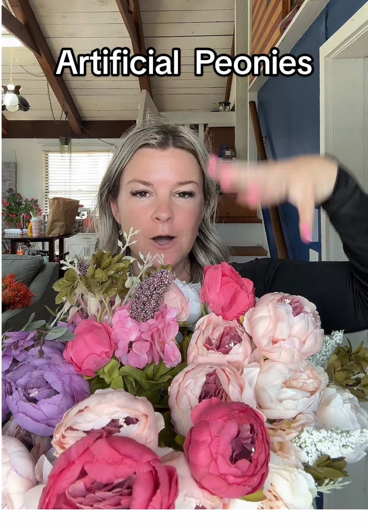 These #peonies will really kick up your #homedecor without breaking the bank! Would be beautiful for #weddingflowers too.              #fauxflowers #artificialflowers #tiktokshopcreatorpicks #creatoricons #ttsthunderbolt 