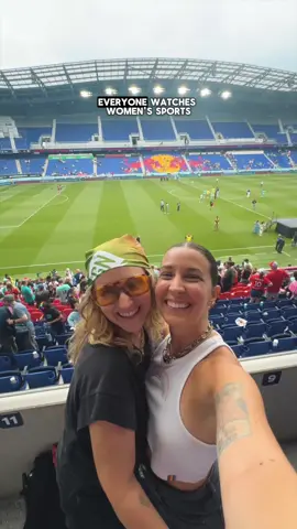 one of the most inclusive spaces we have ever been in as a queer couple — an @NWSL Pride Match! 🌈⚽️ #NWSLPartner  Women’s sports are for EVERYONE and the NWSL are dedicated to making sure we all feel that when attending their games. We had the best time attending our first ever NWSL match and @NJ/NY Gotham FC is OUR TEAM from this day forward! 👏🏻🗽 They are doing so many amazing things for the LGBTQ+ community and we are so happy to support such an inclusive organization! 🏳️‍🌈🏳️‍⚧️ The NWSL custom crystalized-encrusted soccer ball featured in our video will be up for auction later this month and all proceeds will go to Athlete Ally! Stay tuned for more info from the NWSL and check out 2025 Pride merch at the link in our bio! #lgbtq #Pride #pridemonth #pridematch #nwsl #gothamfc #wlw #everyonewatcheswomenssports #Soccer 