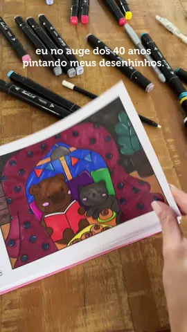 Eu amo pintar #comfyecozy #colloringbook #bobbiegoods 