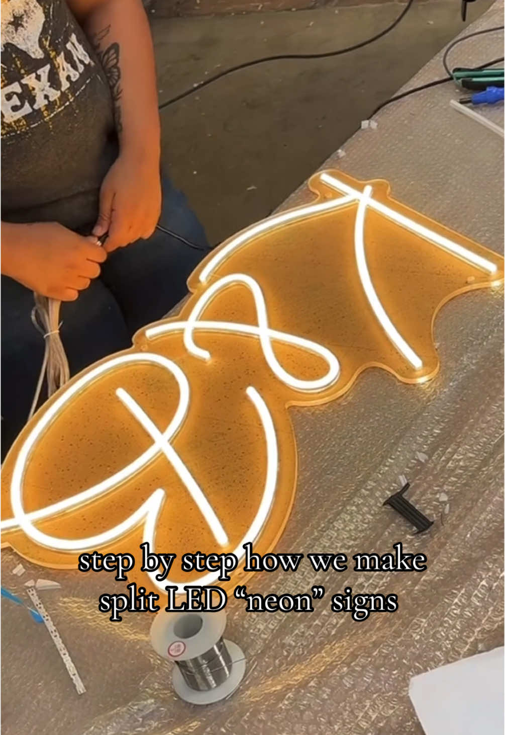 This neon sign was made in just 30 minutes! fastest production in the USA and quick shipping! 