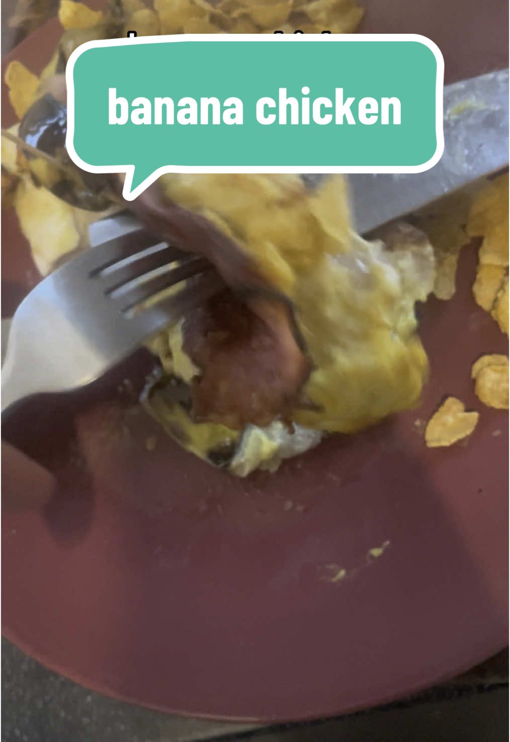You will love my banana chicken recipe. Squish a banana on top of chicken. Add ham and mustard as well as some butter and salt and pepper. Then wrap in banana skin. Then air fry. Thanks #chicken #airfryer #airfryerrecipes 