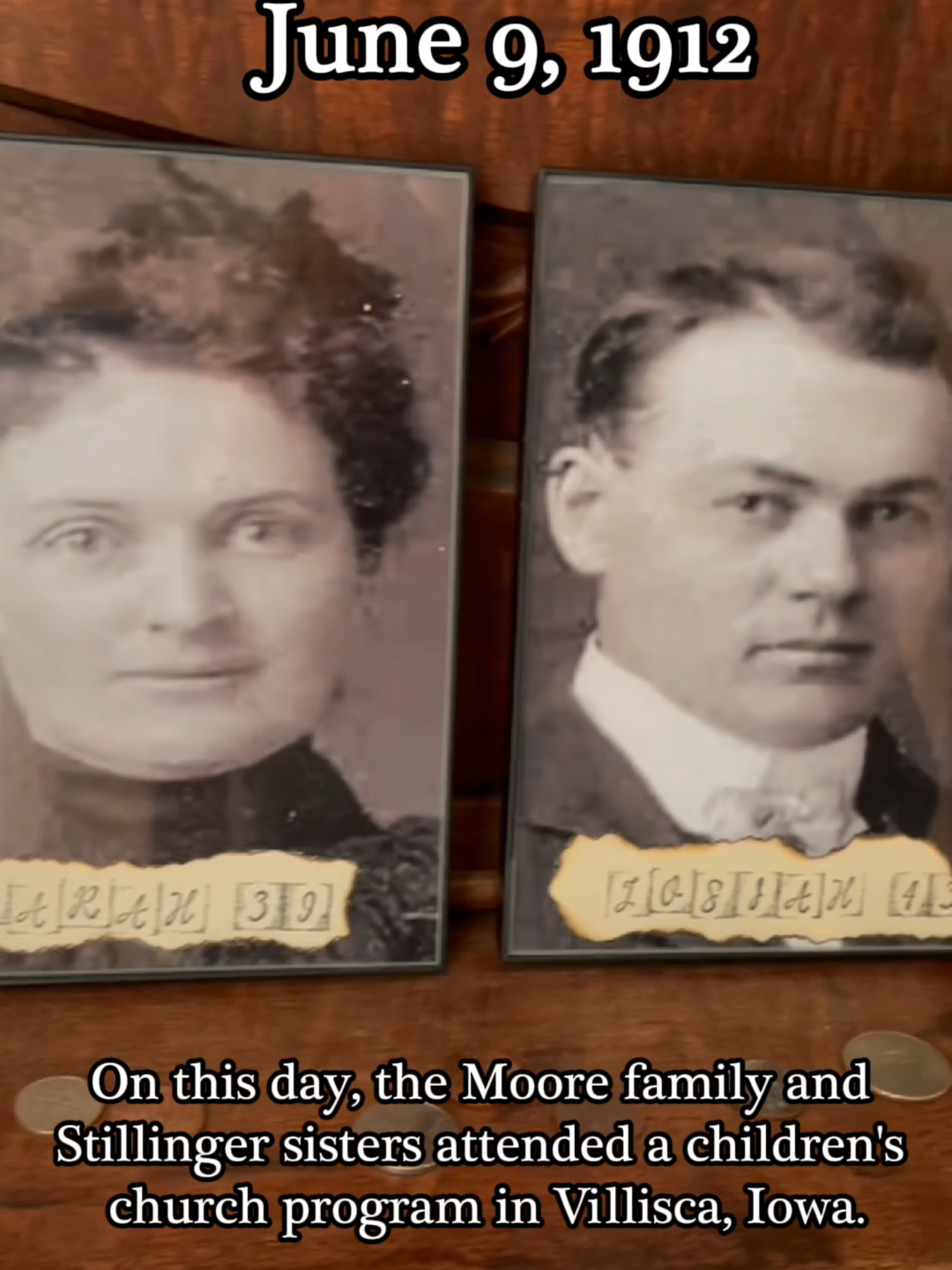 On June 9, 1912, the Moore family walked three blocks from their home to the Presbyterian Church in Villisca, Iowa. They were attending the annual Children’s Day program, a joyful event marking the end of the school year. Sarah helped organize the evening and played piano as the children sang hymns and recited Bible verses. Two young sisters, Lena and Ina Stillinger, had come to stay the night after joining the Moore children at the program. That night, as the family and their guests slept peacefully, they were attacked by an unknown assailant with an axe. By morning, all eight were dead. No one was ever convicted. 113 years later, the case remains one of the most haunting unsolved crimes in American history. We keep the house active and open, in remembrance — and with hope to find answers to these tragic losses. May they rest in peace.🕊️ #VilliscaAxeMurders #VilliscaIowa #UnsolvedMysteries #Villisca #villiscaaxehouse