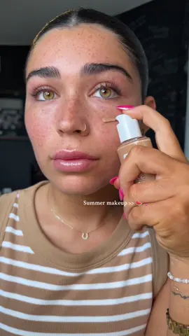 Simple makeup summer 🍉