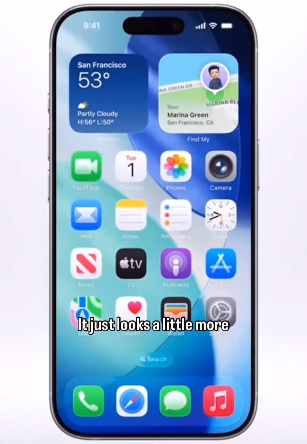 new liquid glass from Apple 😍📲 #iphone #apple #ios26 #liquidglass 