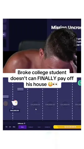 Broke college student doesn’t can FINALLY pay off his house 😳👀 #stevewilldoit #kickstreaming #kickstreamer #gamble 