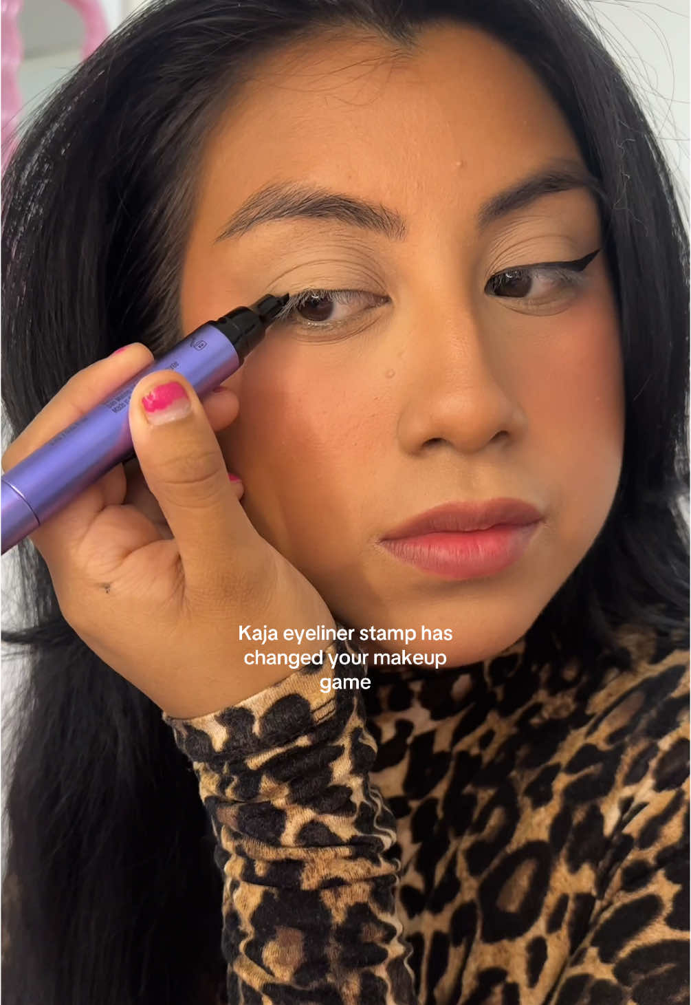 EYELINER LOVERS WHERE YOU AT🤭 gifted by KajaBeauty  @Kaja Beauty @sephora #kajabeauty #kbeauty #makeuptricks #makeuphacks 