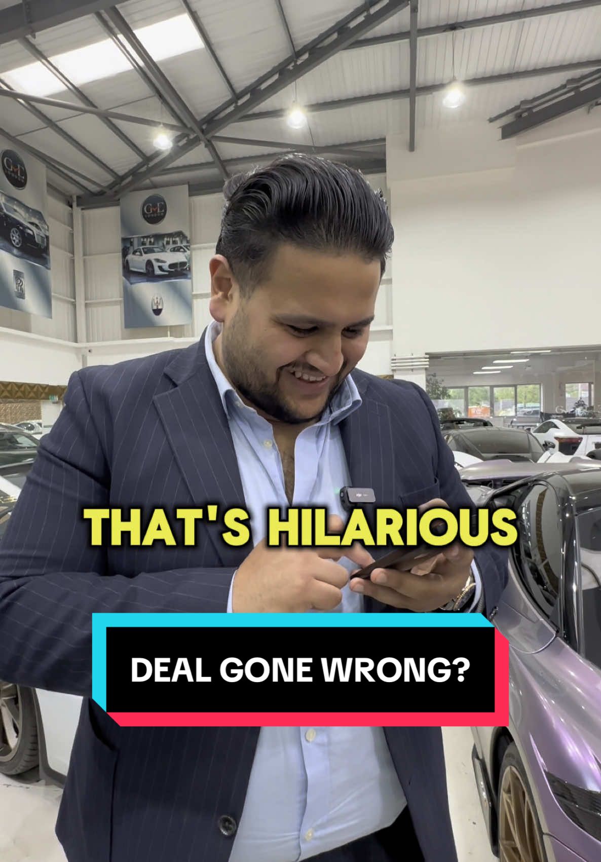 He tried to CANCEL the deal 🤦‍♂️ #thedealcloser #supercars #carguy #fyp 