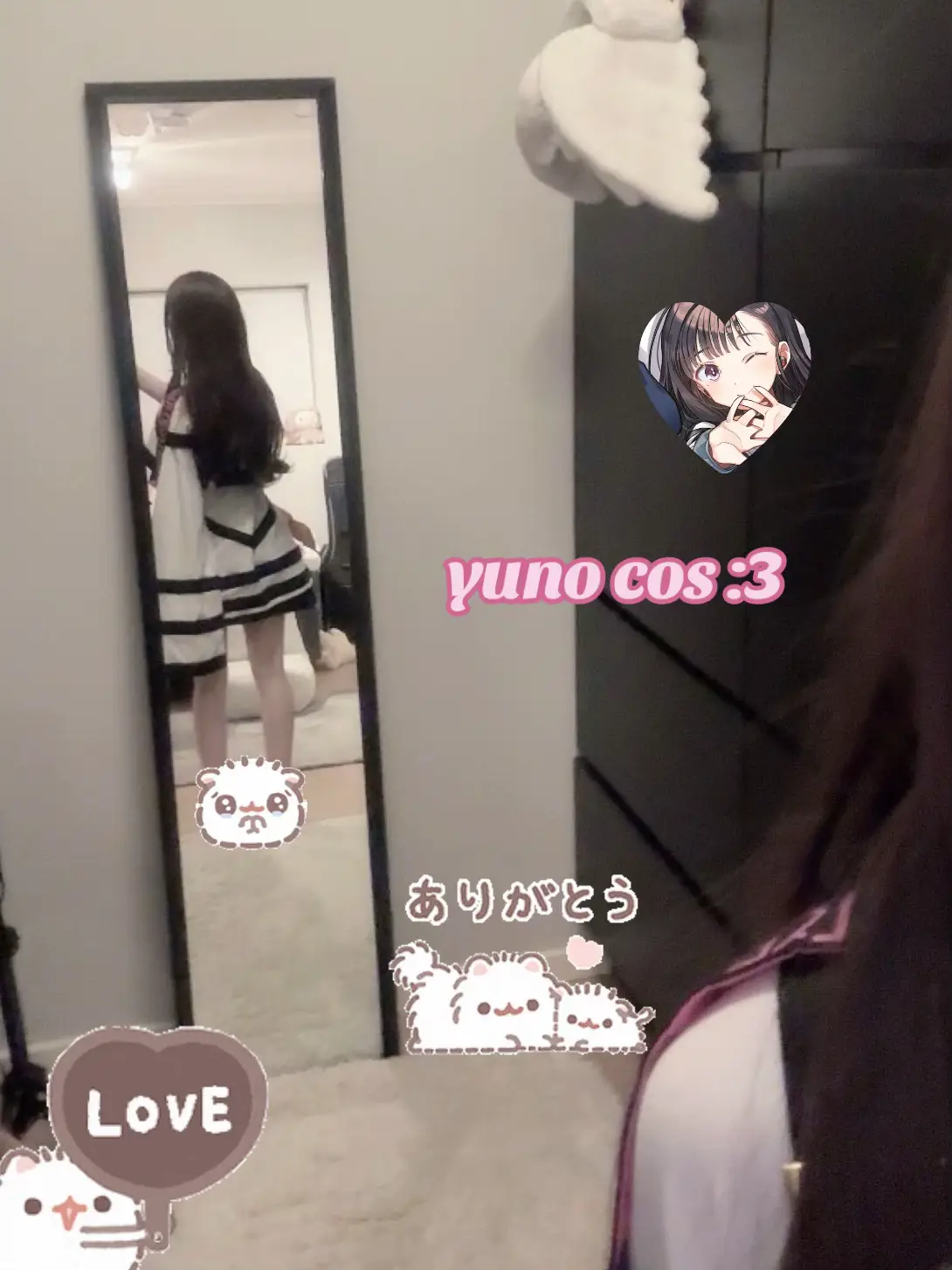 — #YUNOKASHIKI 🏩 ; im posting this on call with keiko nyehehe @keikcake！ hai #yunokashiki #yunokashikicosplay #milgram #milgramcosplay #milgramproject #ミルグラム #樫木優乃 