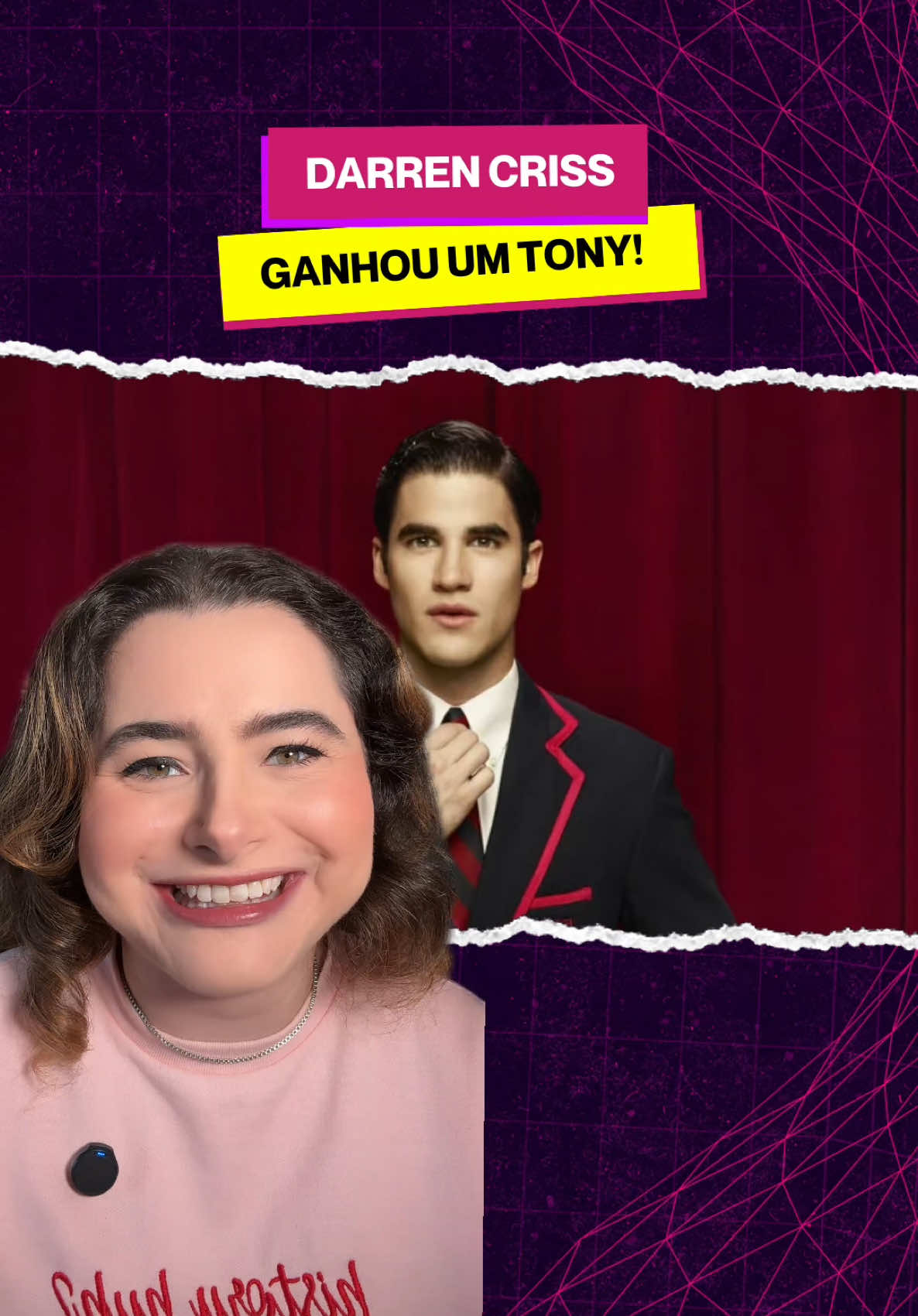Quem aí lembra de The Glee Project? #series #glee #darrencriss #blaineanderson #tonyawards #thegleeproject #jonathangroff 