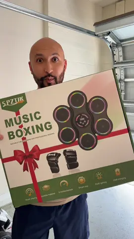 This Music Boxing Machine is great for workouts and I can play my favorite music while using it #musicboxingmachine #boxingmachine #workout #losingweight #workoutchallenge #homeworkout #boxing🥊 #fyp #cardio 
