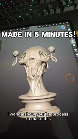 Insane workflow for artists trying to bring their 2d art into 3d. Great for illustrators, animators, technical artist, etc. Huge shout to @TrendyTechDad for posting how to do this. #chatgpt #3dprinting #3dmodeling #nomadsculpt #procreate #art #illustration 
