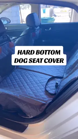Hard Bottom Dog Seat Cover 🐶 