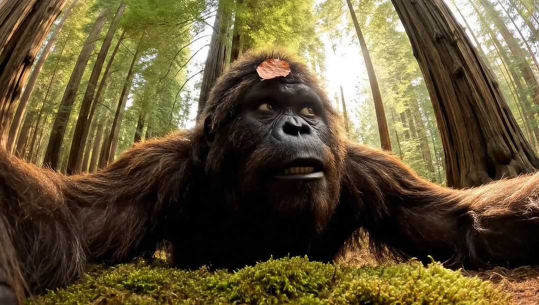 Vlog 3 Bigfoot à trouvé des champignons  #bigfoot #veo3 #aivlog #bigfootvlog #aivideo 