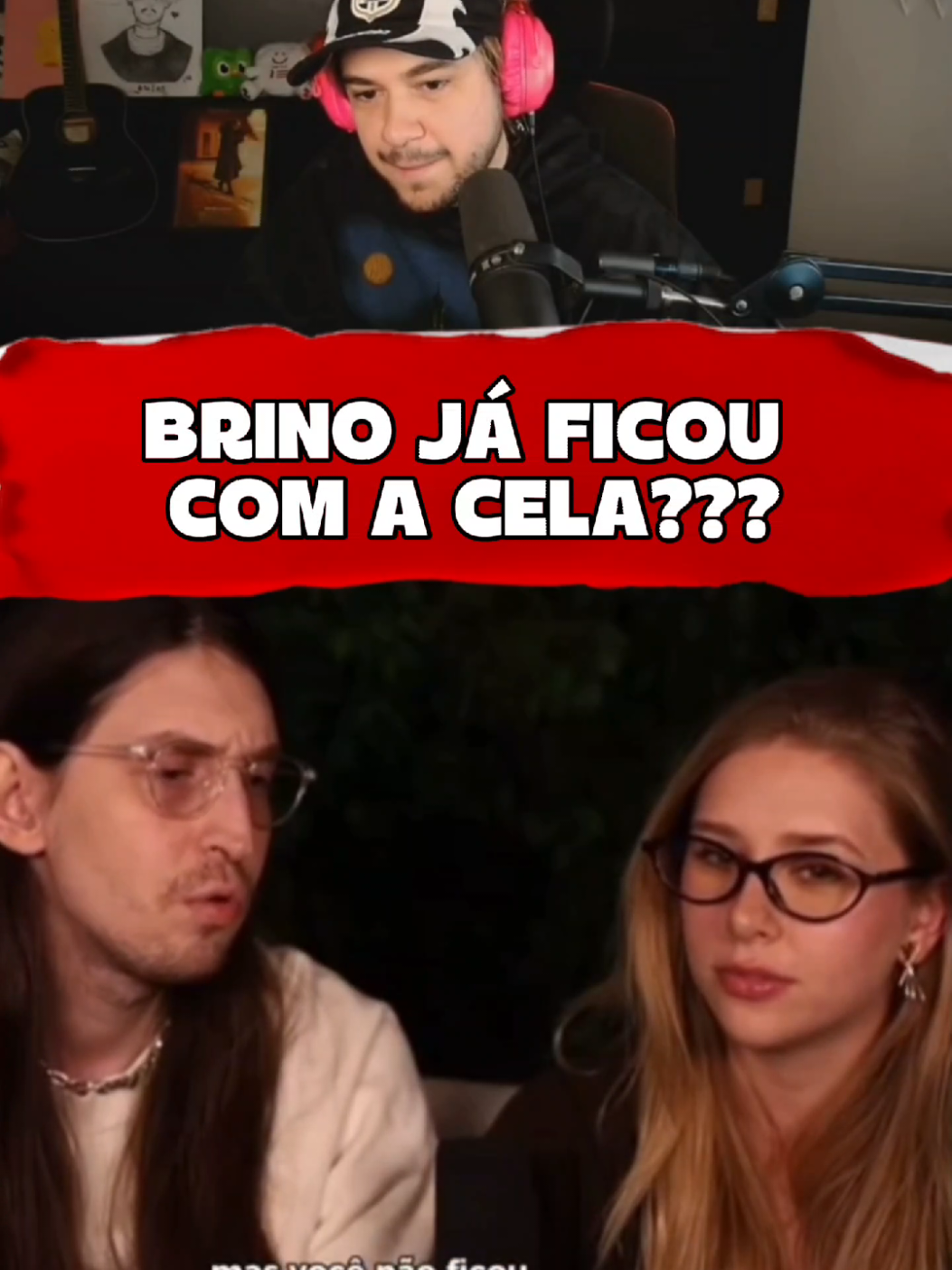 CELA ADMITE TER FICADO COM O BRINO #bruninho #livedobrino #bruninzor #bruninho #react #cortesbrino #brino #felca #cela @brino 