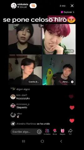 Hiro se puso celoso en todo el live después de eso😂@H1R0_21 @rokkaleta @Eiden🦦 #fypシ゚ #celos #Love #losamo #hermosillo 