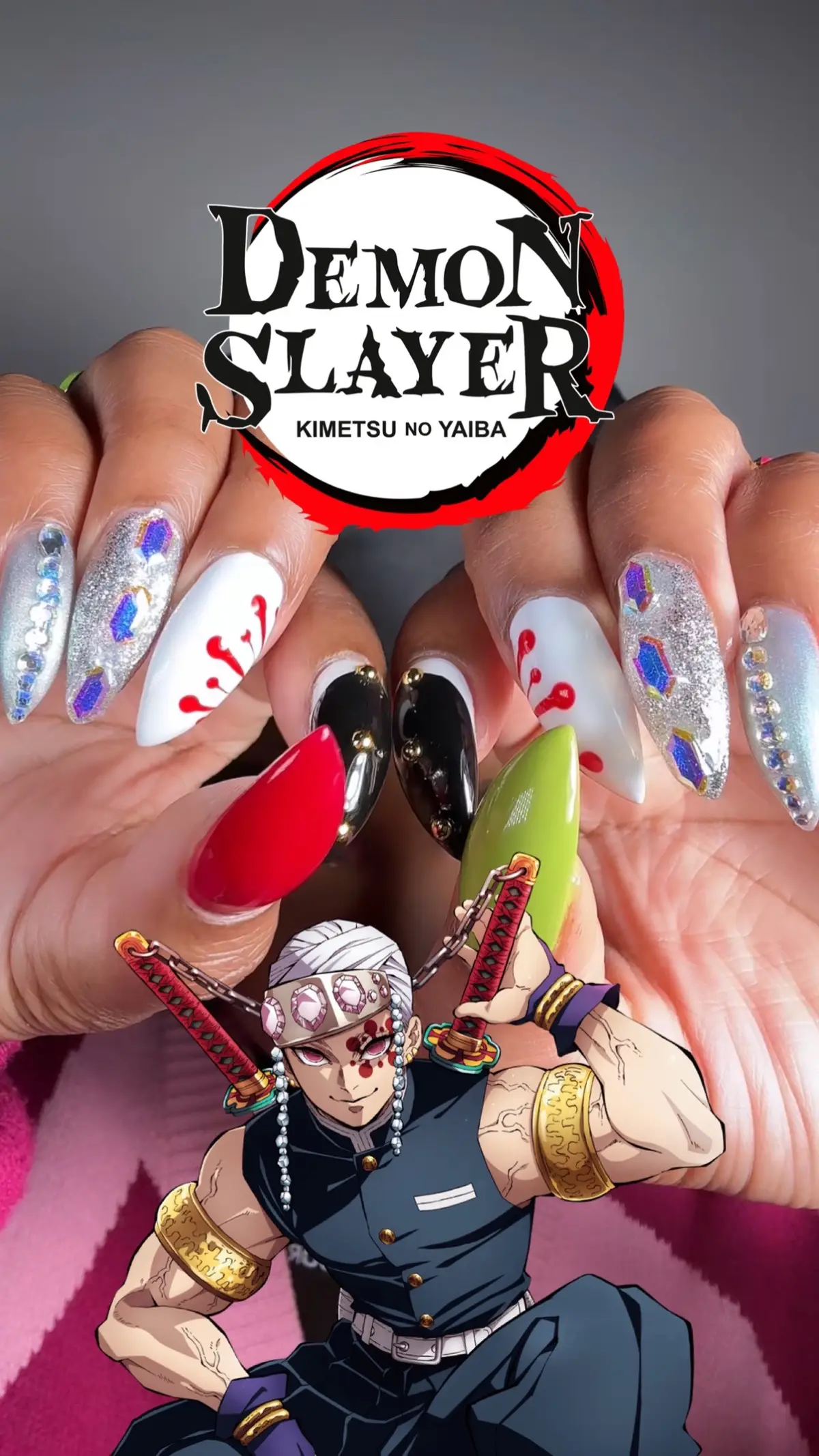 #DemonSlayer #Anime #AnimeTikTok #UzuiTengen #AnimeNails 