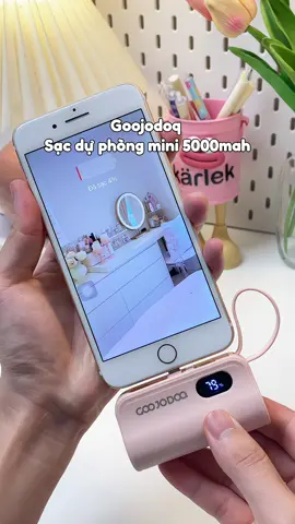 Sạc mini nhỉ gọn dễ bỏ túi mang theo #sacduphong #sacduphong5000mah  #sacduphongmini #GOOJODOQShopSuperBrandDay #TikTokShopSuperBrandDay #GOOJODOQ #Tiktokshop 