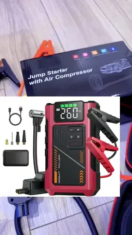 #12000mAh #Portable #Jump #Starter #Air #Compressor #150PSI #12V #Car #Battery #JumpBox #8L #Gas #6.5L #Diesel #Engines #Wireless #Safe #Clamps #Easy #Use #fypシ #fypシ゚viral #loveyourself #loveyourself #muchlove #blessed #tiktokshopfinds #tiktokmakemebuyit 