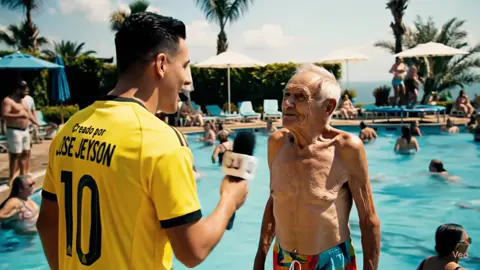 Chapuzón del viejo  #josejeyson #veo3 #ia 