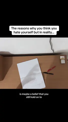 You think you hate yourself but in reality… you don’t