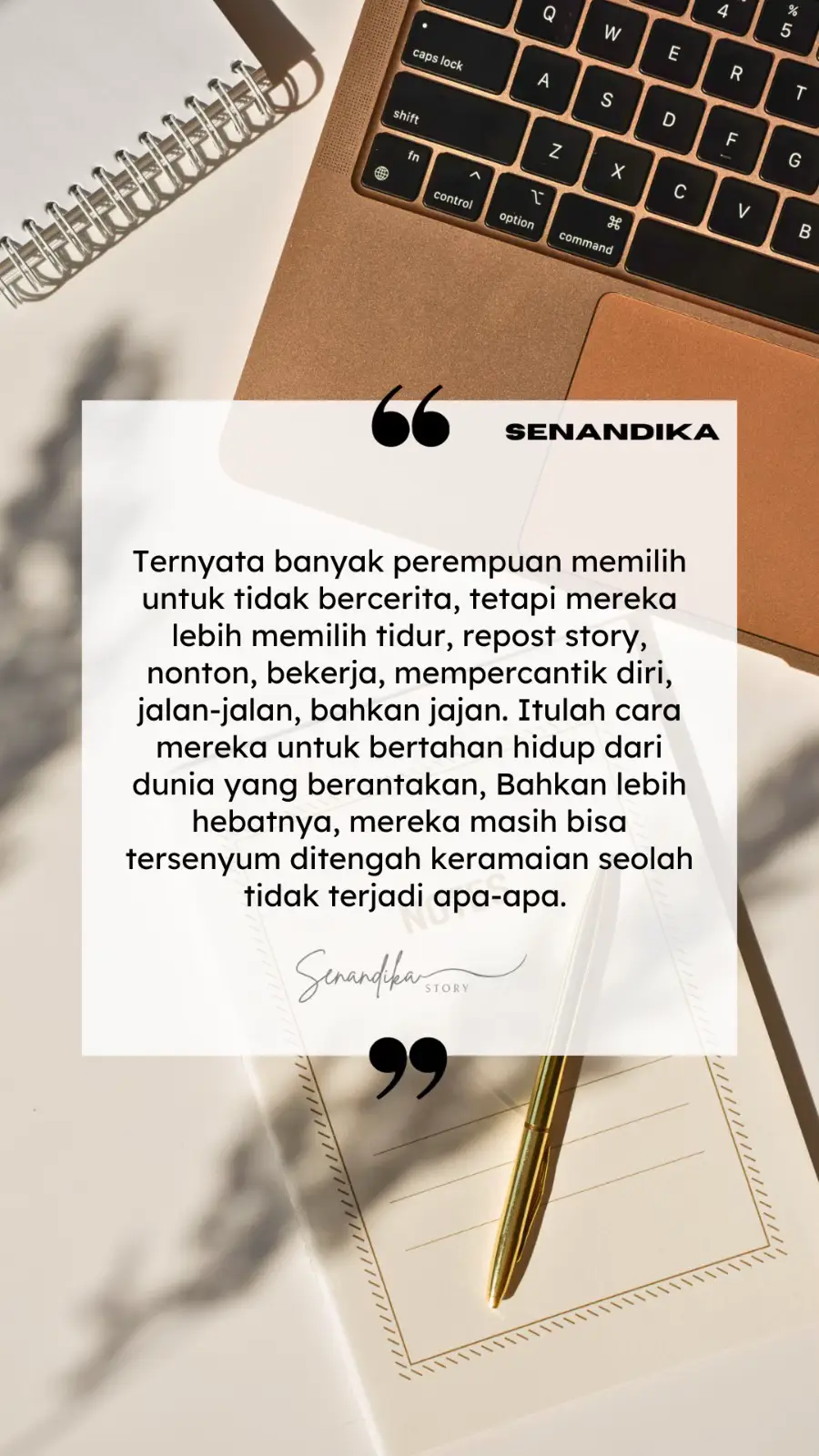 #senandikastory #quoteskehidupan #perempuan #wanita #selflove #selfreminder #sadvibes🥀 #sadstory #4upageシ #storytime #fyppppppppppppppppppppppp #fy 