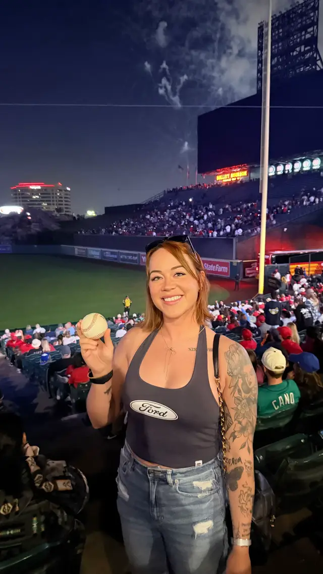 First baseball game of the season!⚾️ #fyp #relatable #viral #trending #baseballlife  #baseballlife⚾️ #baseball #baseballseason #angelstadium #mariners #angelsbaseball #losangles #ballpark #california #anaheim #baseballgame #ohtani #miketrout #explorepage 