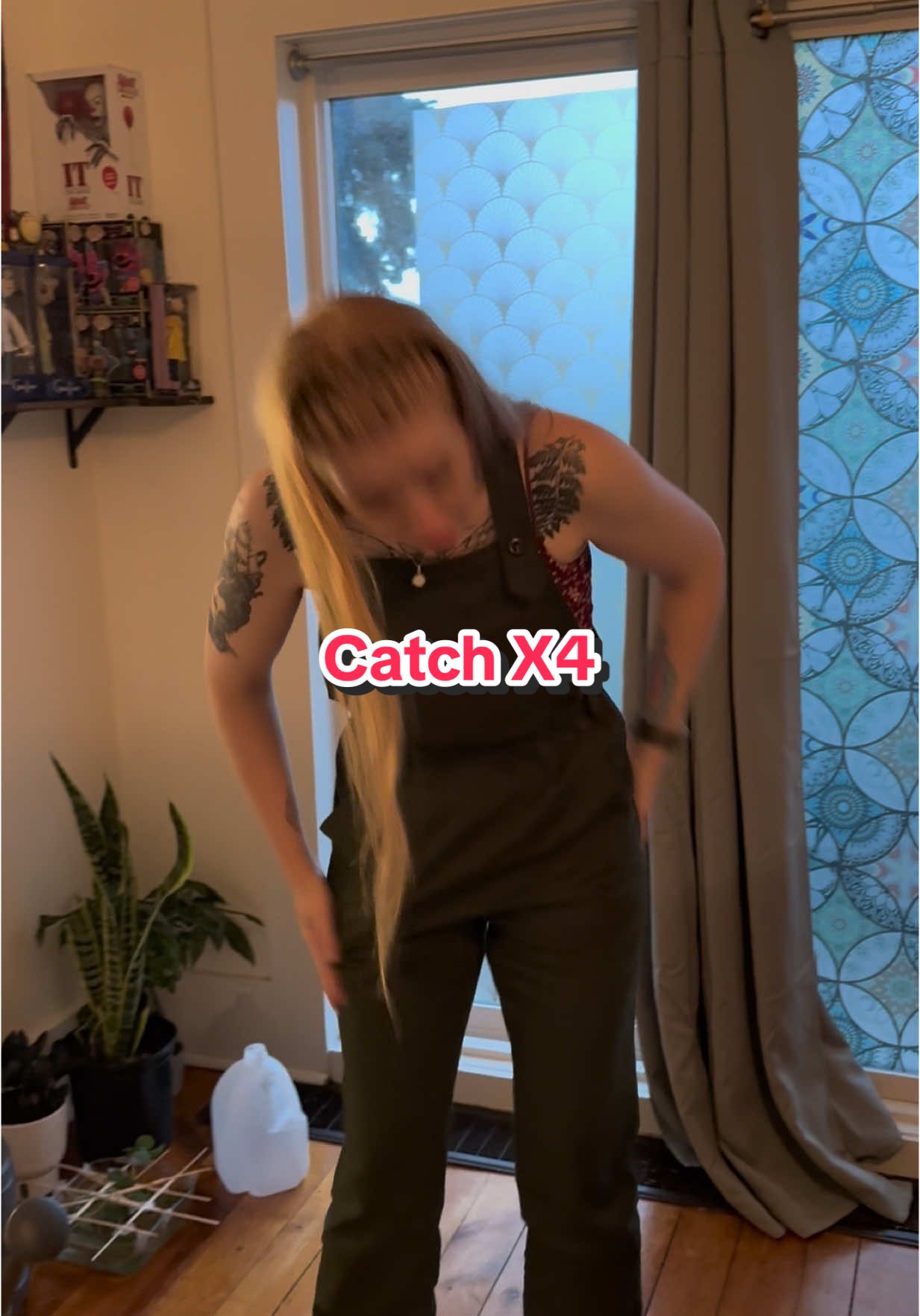 She caught tf out of it 