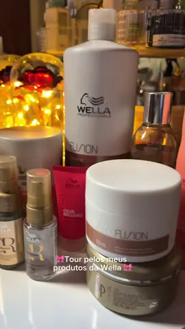 🎀 Tour pelos meus produtos da Wella 🎀 #produtosdebeleza #cuidadoscomcabelo 