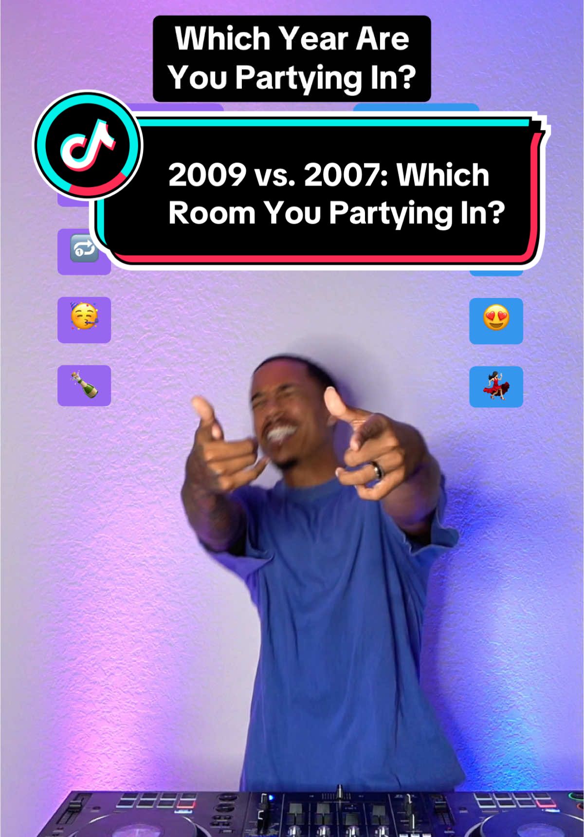 2009 vs. 2007: Which Room Are You Partying In?🥳🤔 🚨ORLANDO, FL🚨 If you’re looking for an actual 2000s dance party, I’m throwing one June 13th at the House of Blues!🥳 Tickets in my bio!🎫 #2000s #throwback #dj #hiphop #2007 #2009