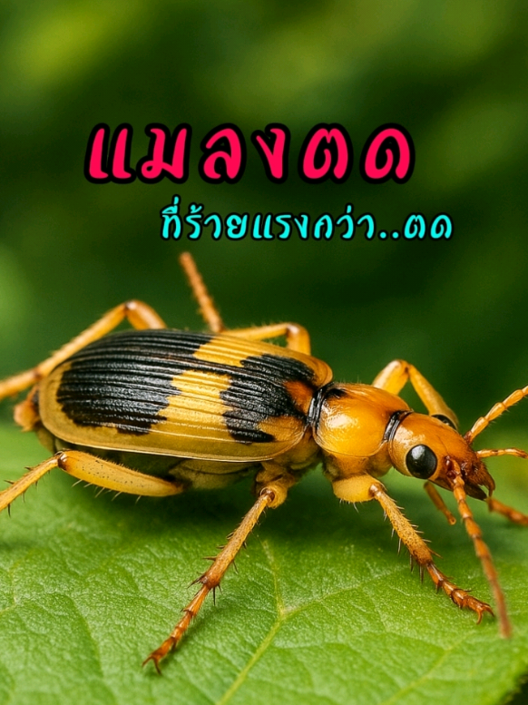 แมลง..ตด ที่ร้ายแรงกว่า ตด   #แมลงตด #แมงตด #แมงตูสูด #Bombardierbeetle #แมลอันตราย #เทรนวันนี้ #สวนสัตว์tiktok 