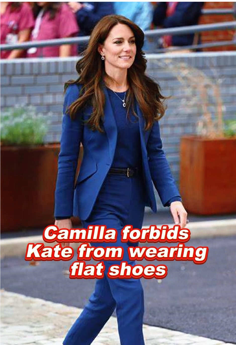 Camilla forbids Kate from wearing flat shoes #kate #camilla #william #royal #capcutforus #capcut #capcutpioneer 