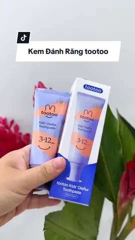 Kem đánh răng tootoo có chứa Olaflur hỗ trợ chống sâu răng ở trẻ em, hương đào tự nhiên không cay rất an toàn cho trẻ nhỏ #tootoo #tootoocare #kemdanhrangchobe #kemdanhrangtreem #xuhuong #viral #review #mevabe #beyeu #mebim #nuoicon 