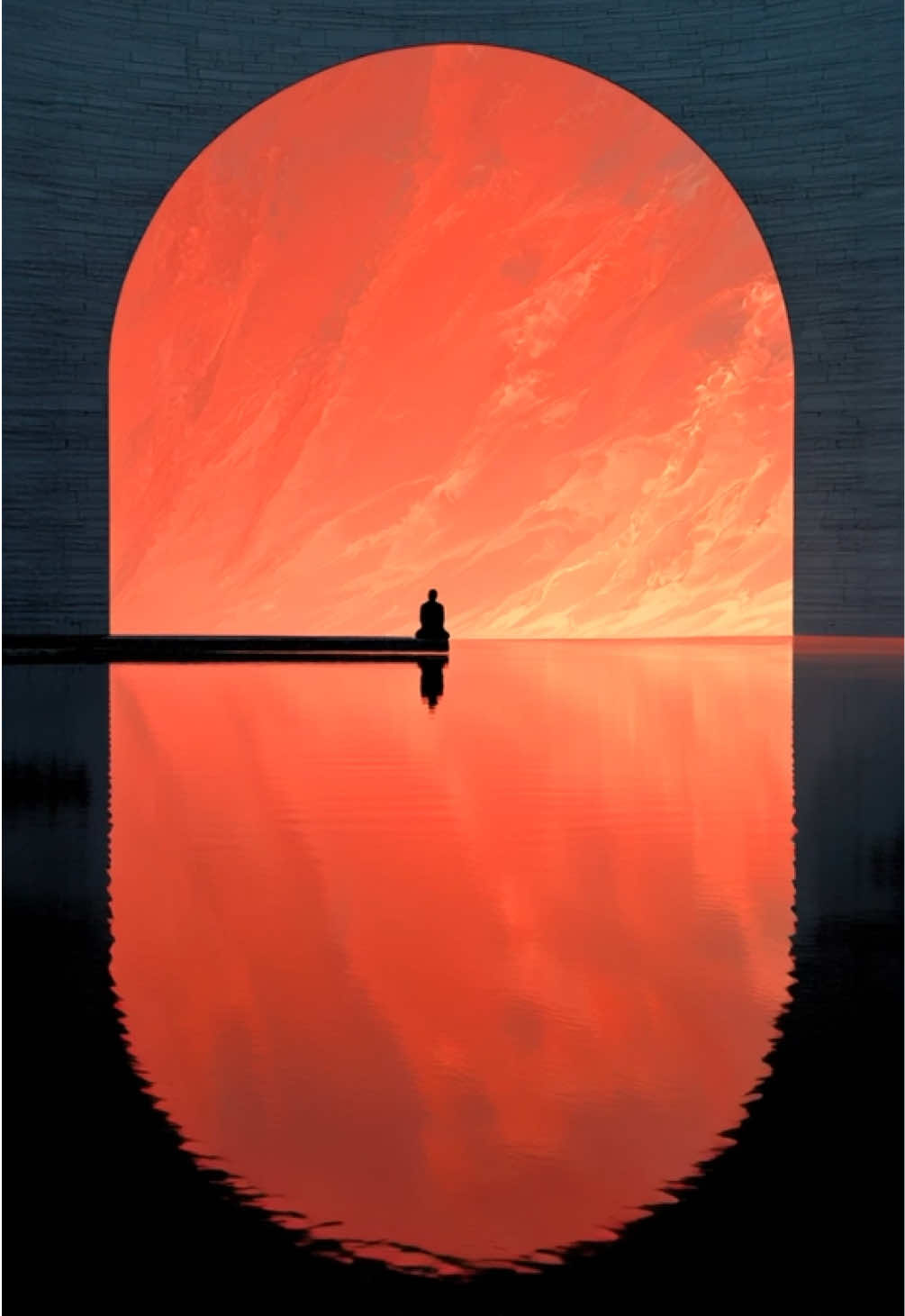 You don’t always need a destination. Sometimes stillness is the journey.  #ZenAuraFi #LofiVibes #QuietMoments #DigitalZen #AestheticLoops #ChillVisuals #VisualMeditation #AIArt #InnerCalm