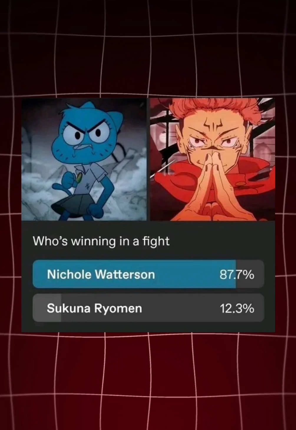 SUKUNA IS COOKED 😭 #fyp #foryou #theamazingworldofgumball #gumball #sukuna #jujutsukaisen 