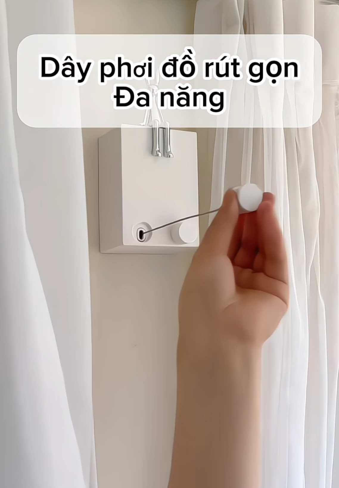 Dây phơi đồ rút gọn #shopgiadungtmti #dogiadungtienich #master2023bytiktok #xuhuongtiktok 