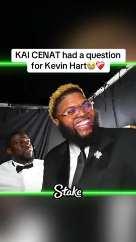 KAI CENAT had a question for Kevin Hart😭❤️‍🩹 #Kai #kaicenat #twitch #fyp #amp #rayasianboy #bet #betawards bet awards red carpet kai cenat kevin hart drusk #kevinhart #druski 