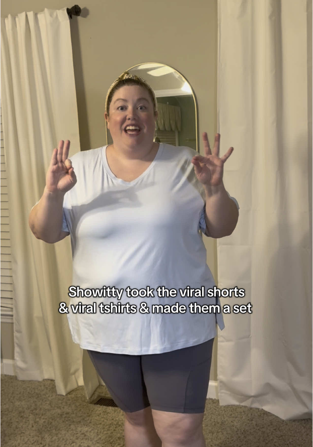 @Showitty #bikershorts #plussizefashion #curvytiktok #everydaytshirt 