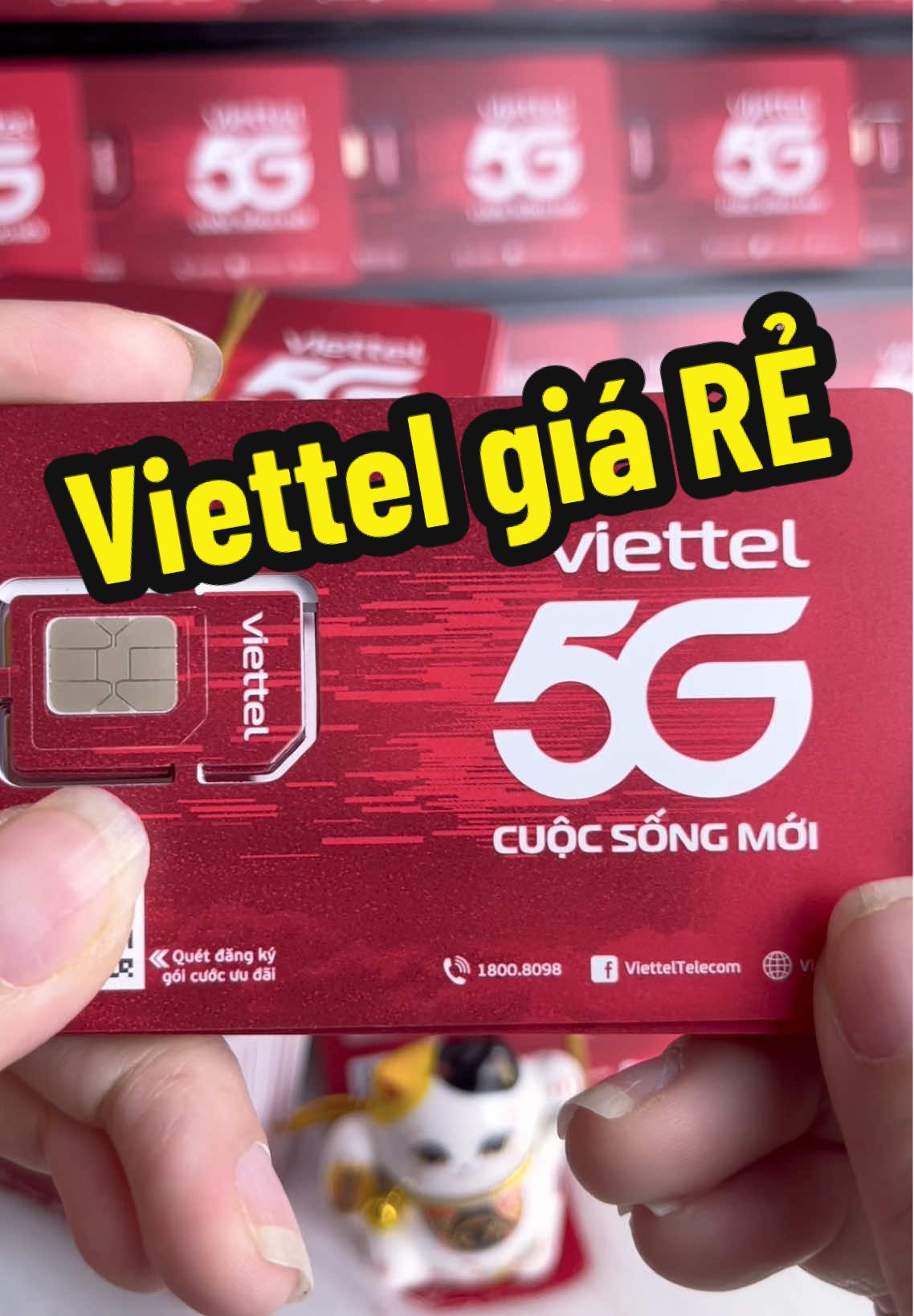 Sim viettel shop em về số lượng khủng. Phôi 5g xịn đét. Giá rẻ ạ #simgiare #xuhuong #viral #ilovetiktok #viettel #viettel4g 