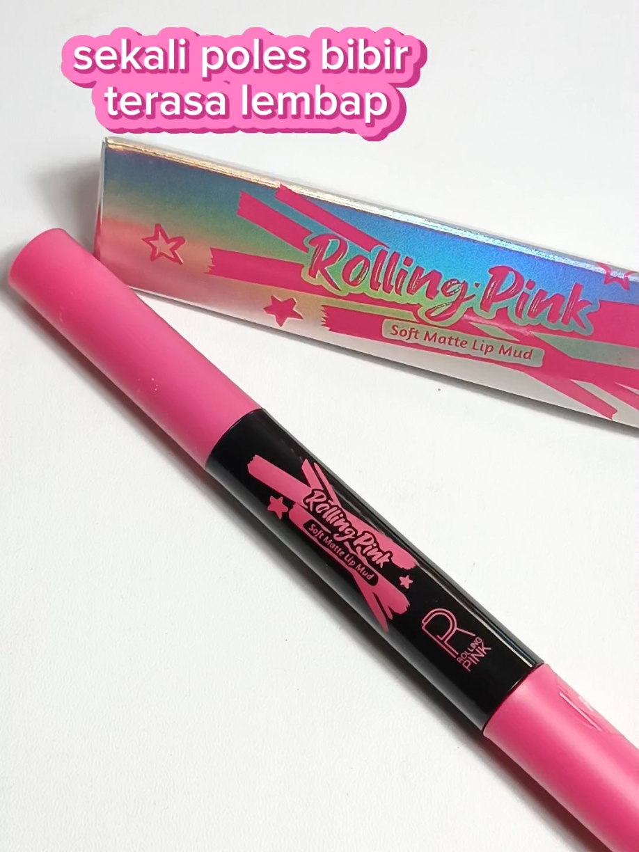 Rolling Pink Lip Mud #lipcushion #lipcushionrollingpink #lipcushionmud #lipmud #lipmudrollingpink #lipvelvet #lipcream #rollingpink 