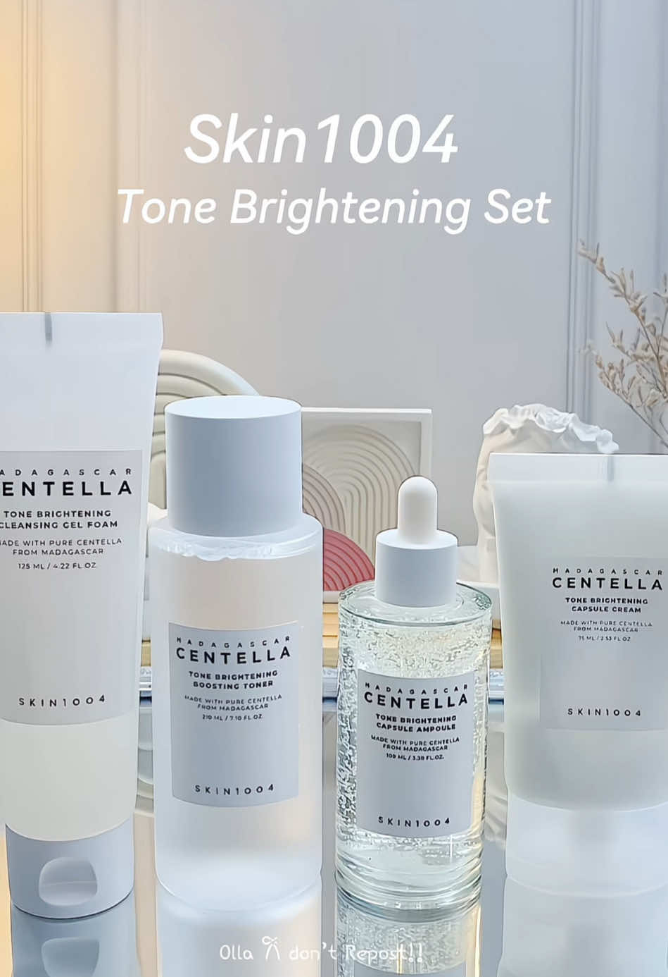 4 Basic skincare Brightening centella Skin1004✨#skin1004 #skin1004indonesia #skincare #skincareroutine #skincareviral #skincaretips #skincareproducts #skincareskin1004 #centella #centellaasiatica #centellaskincare #centellaampoule #basicskincareroutine #fypシ゚ 