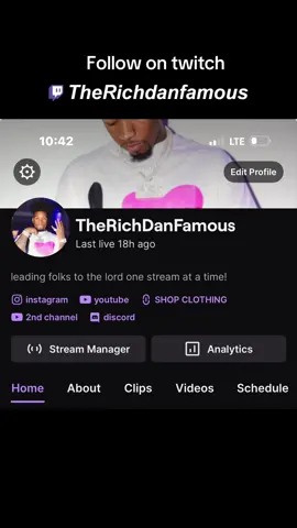Follow Richdanfamous on Twitch #christianhiphop #chh #christianmusic #christiantiktokcomunity #foryoupage #fyp #christiantiktok #christianrap 