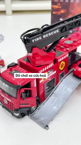 Đồ chơi xe cứu hoả #xuhuong #dochoichobe #dochoixemay #dochoithongminh #dochoixehoi 